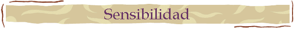 Sensibilidad